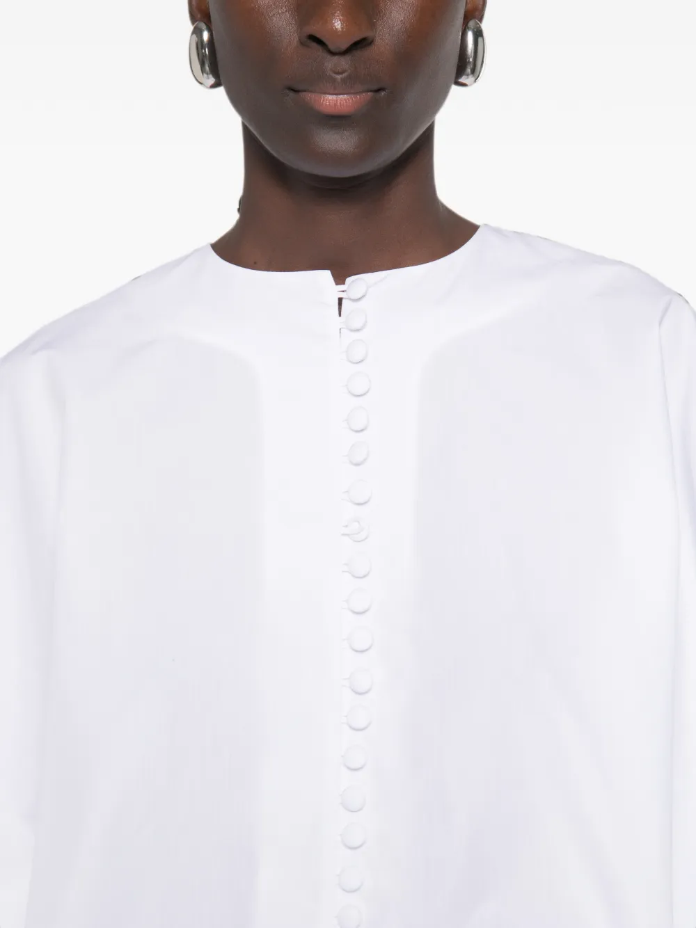 Balmain Blouse met vleermuismouwen Wit