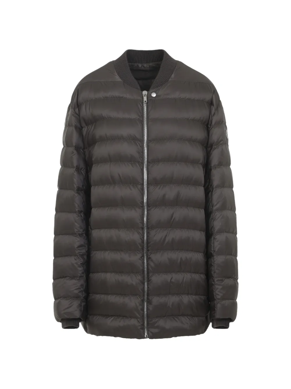 Moncler + Rick Owens quilted puffer jacket - Marrone