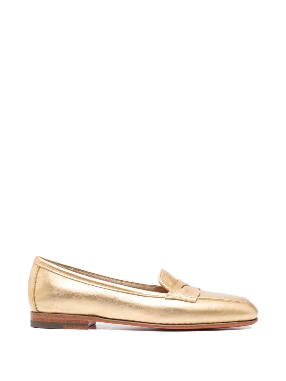 Santoni penny-slot loafers - Oro