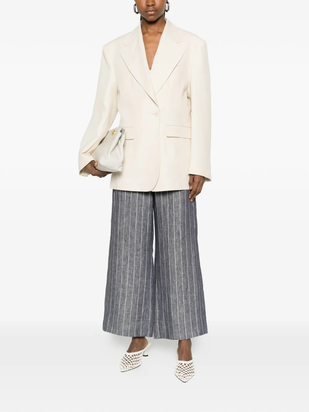  P.a.r.o.s.h. Flap Pocket Jacket - Neutrals 