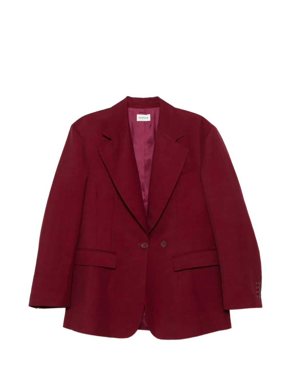 P.A.R.O.S.H. notched lapel blazer - Rosso