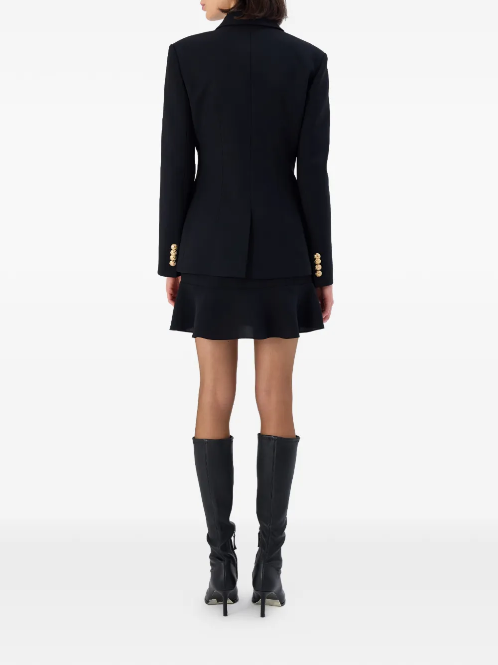 OCCLEUS Noir blazer met dubbele rij knopen Zwart