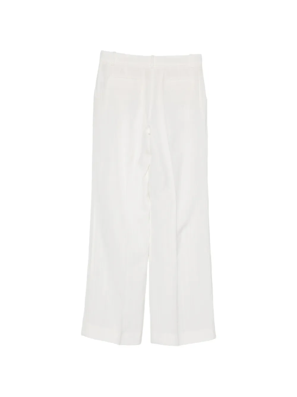 P.A.R.O.S.H. Straight broek met textuur Wit