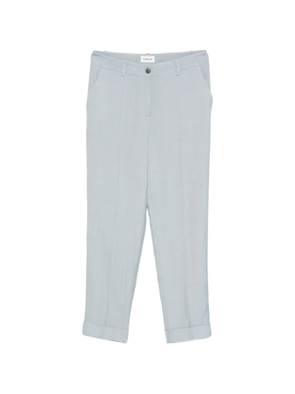 P.A.R.O.S.H. cuffed cropped trousers - Blu