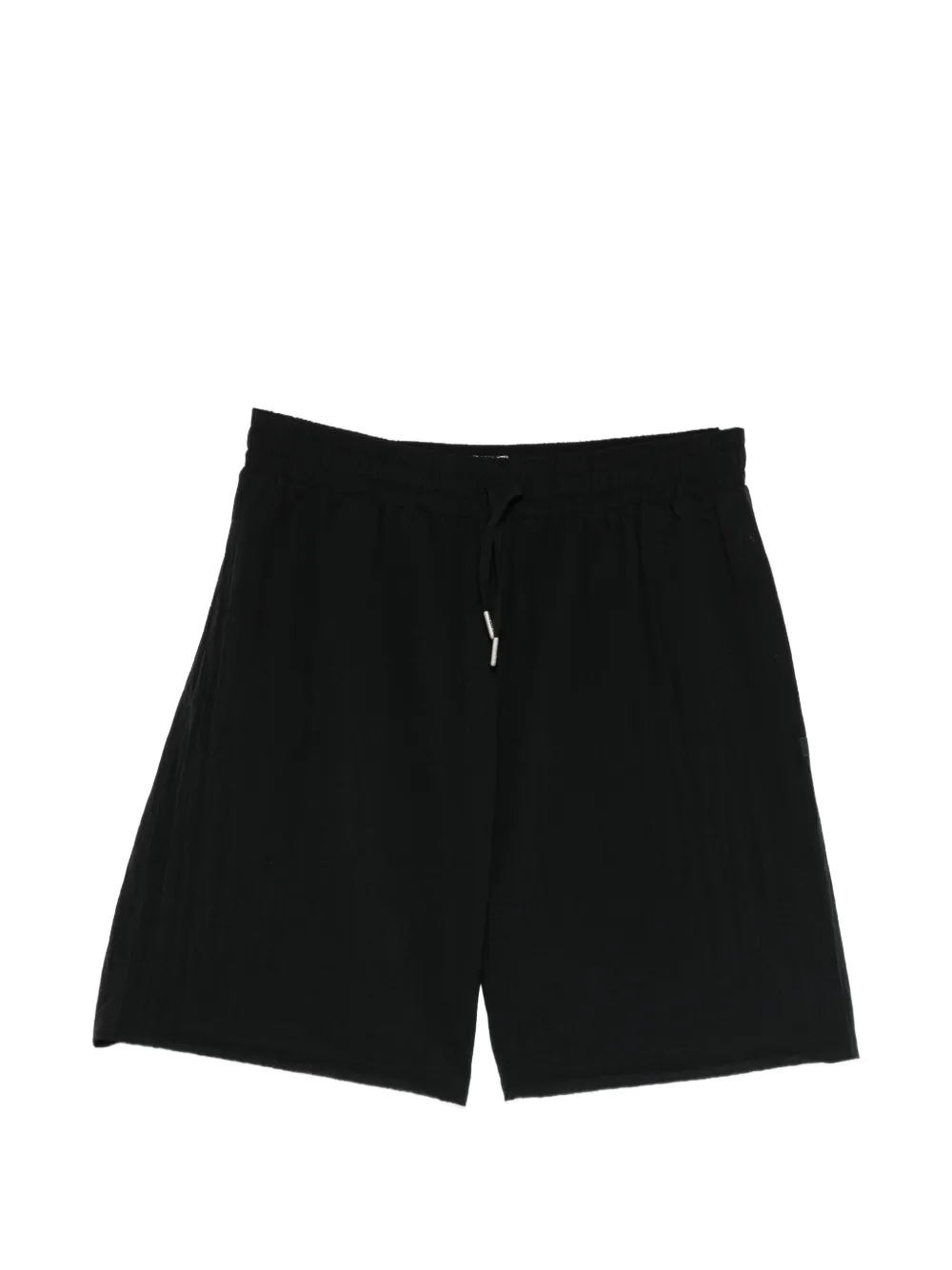 Arte Antwerp Shorts con coulisse e finitura in rilievo - Nero