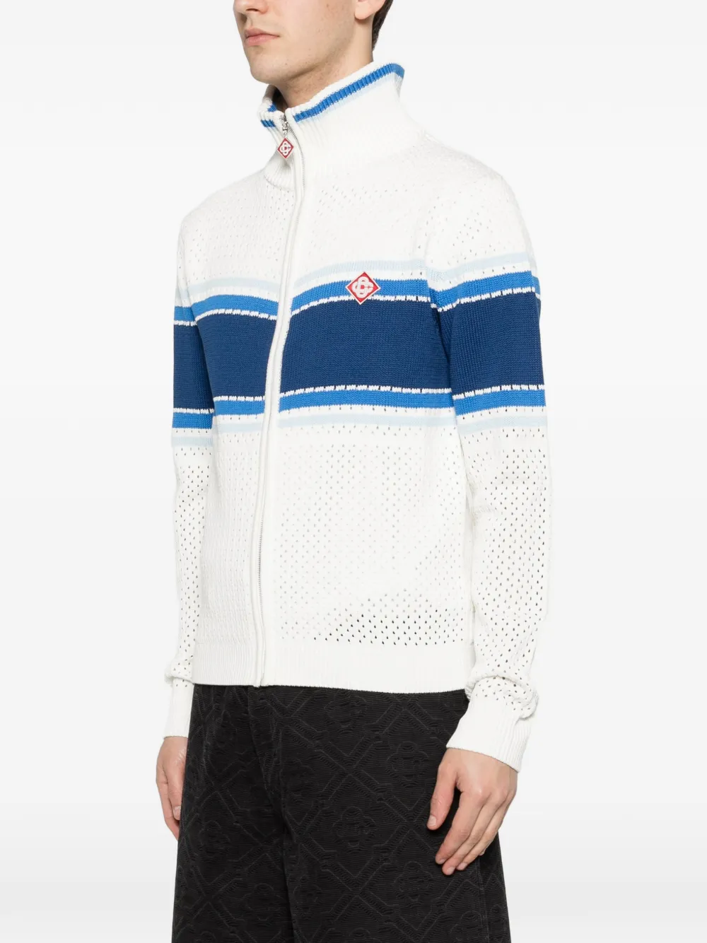 Casablanca Gestreept vest Wit