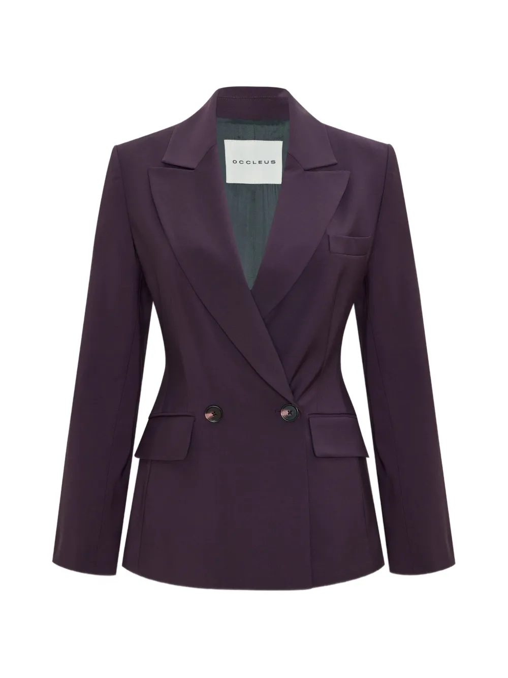 OCCLEUS Doppelreihiger Blazer - Violett