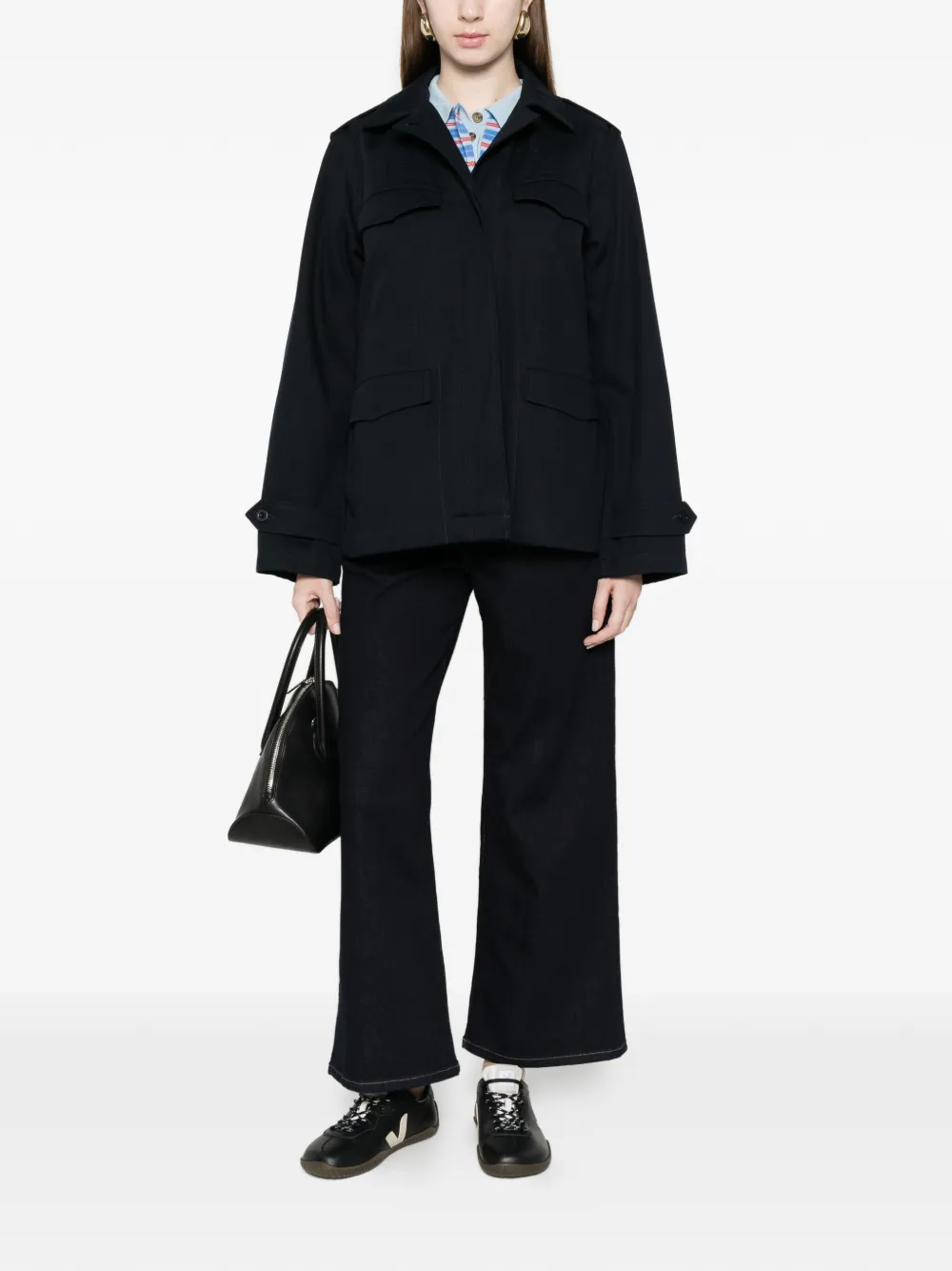 A.P.C. Jack met klepzak Blauw