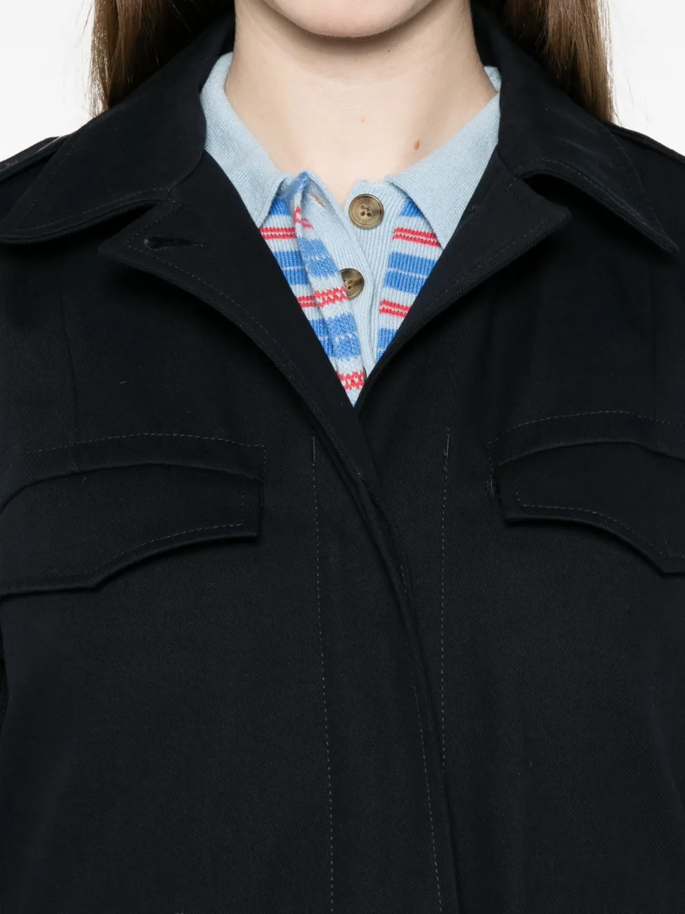 A.P.C. Jack met klepzak Blauw