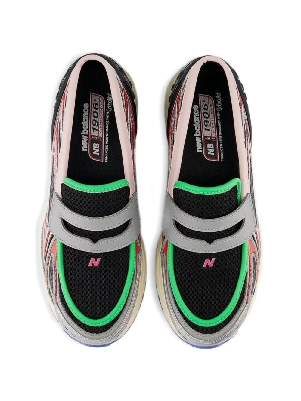 New Balance 1906L loafers Zwart