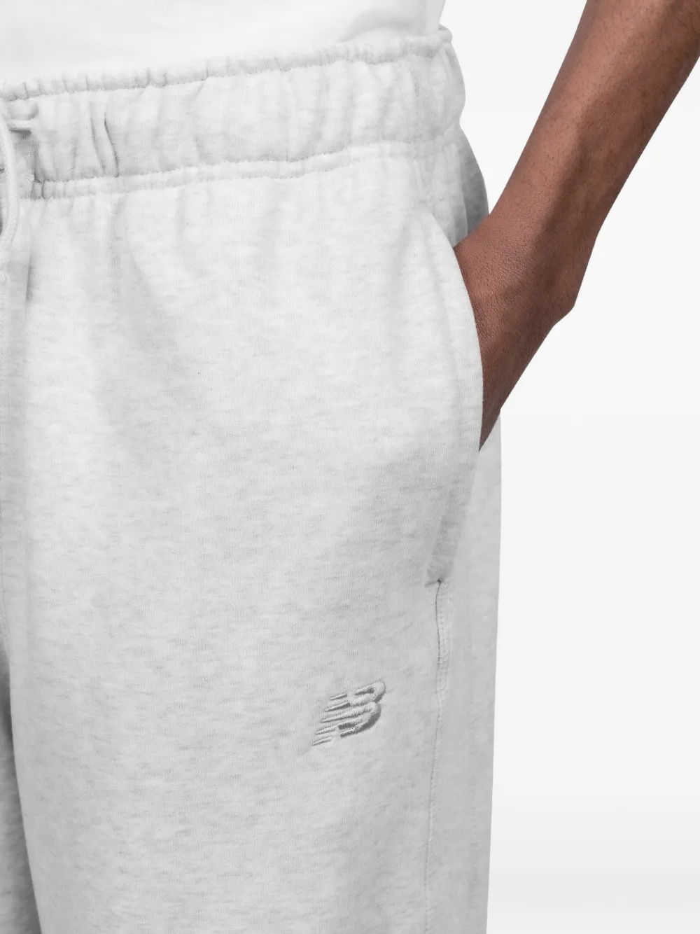 New Balance Trainingsbroek met trekkoord Grijs