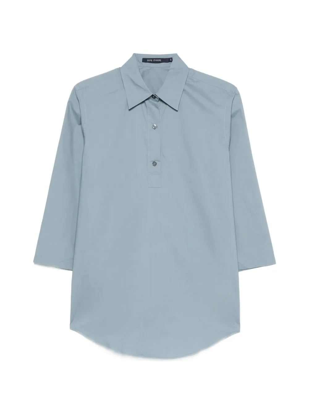 Sofie D'hoore Bait Button-up Polo Top In Blue