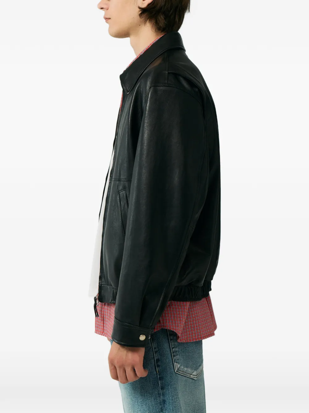  Dunst Drizzler Leather Jacket - Black 