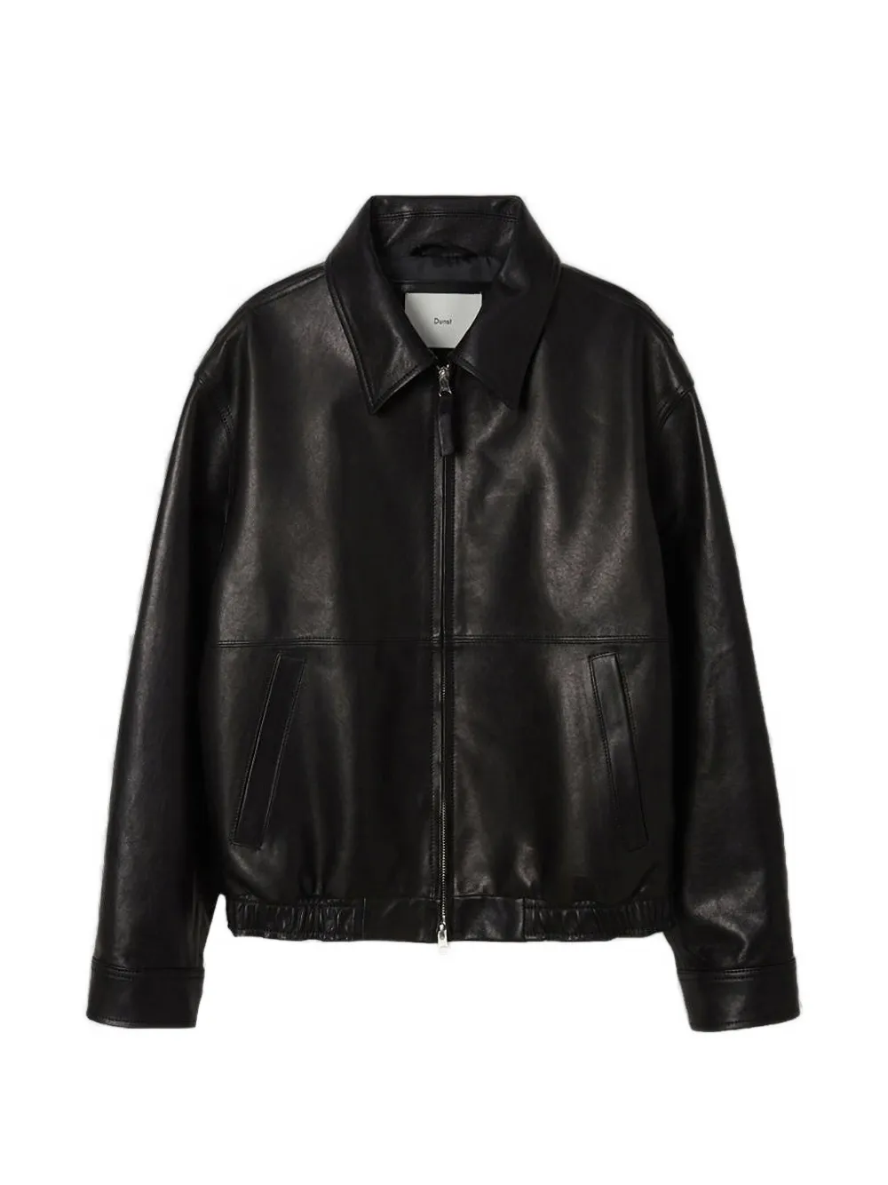 DUNST drizzler leather jacket - Nero
