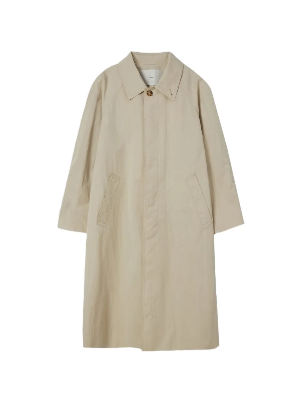 Dunst Single-breasted Coat In Neutral