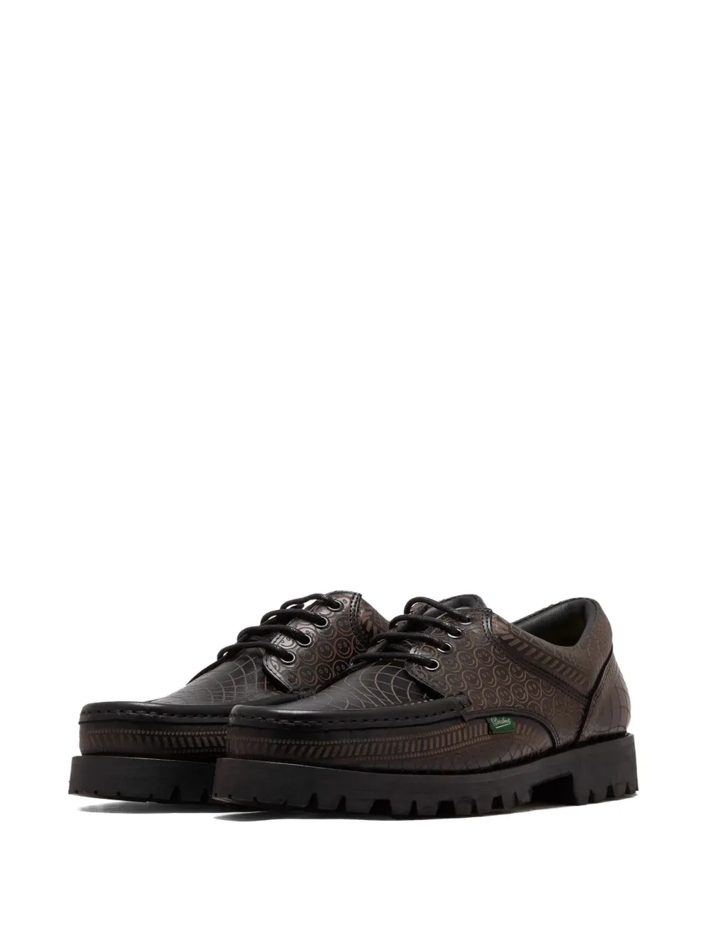 Paraboot patterned lace-up loafers Bruin