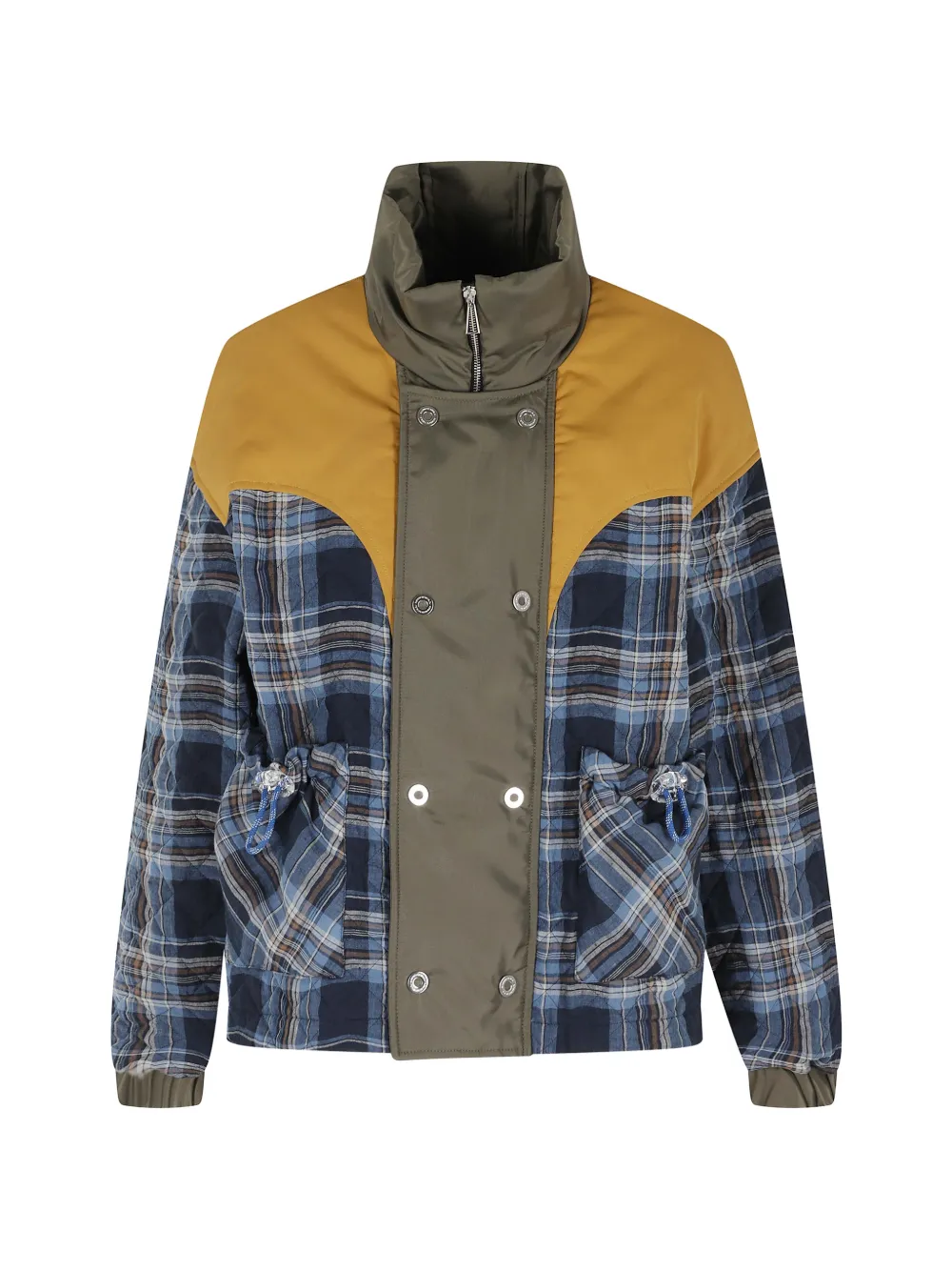 MARBELL turtleneck long-sleeved jacket - Blu