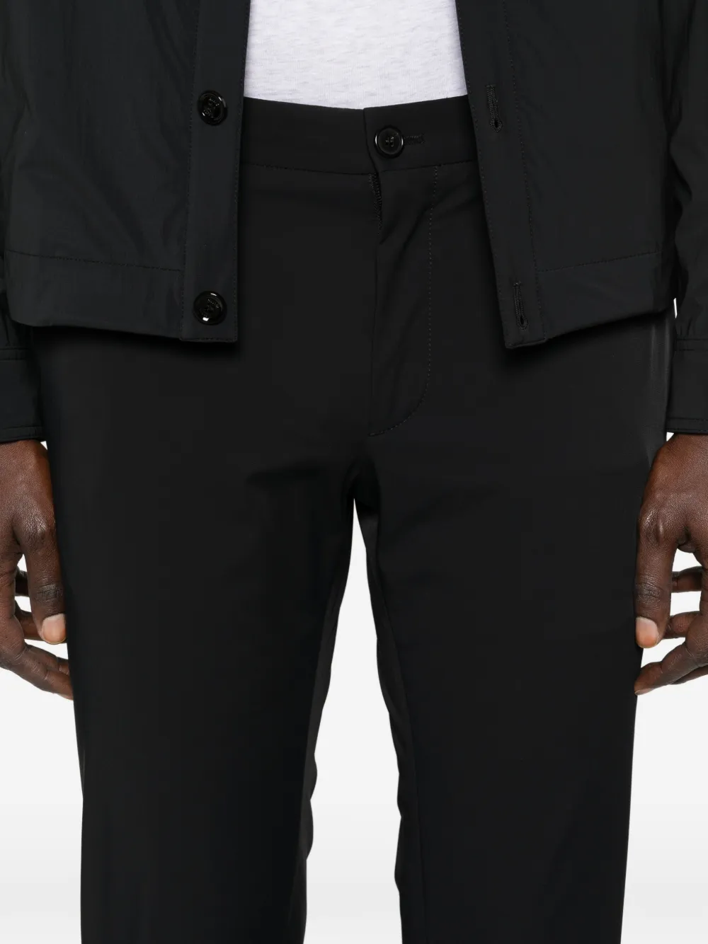 Incotex Straight broek Zwart