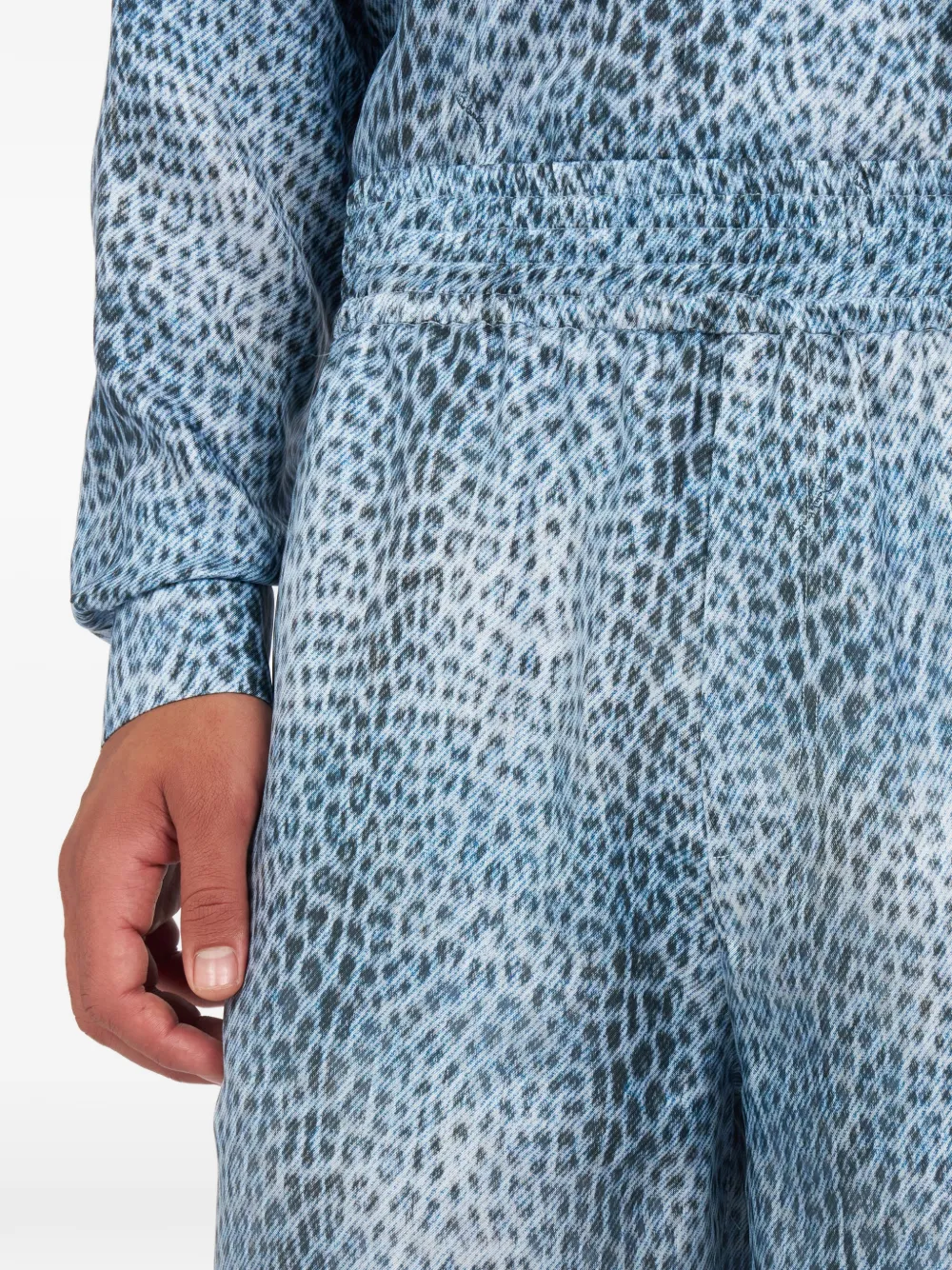 Roberto Cavalli Baby jaguar shorts Blauw