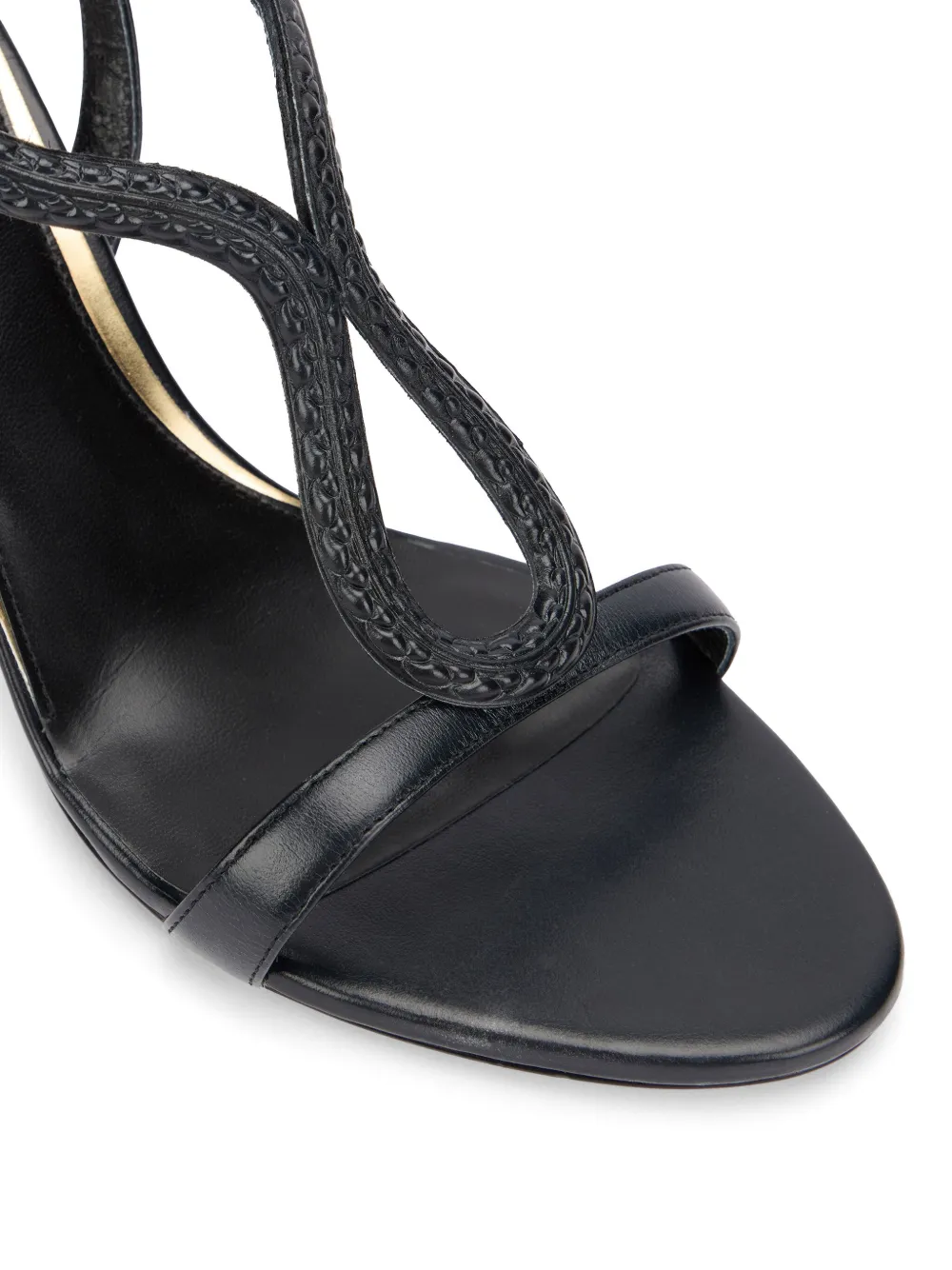 Roberto Cavalli t-strap sandals Zwart