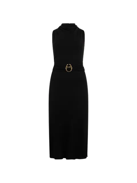 Roberto Cavalli vestido midi con detalle de serpiente