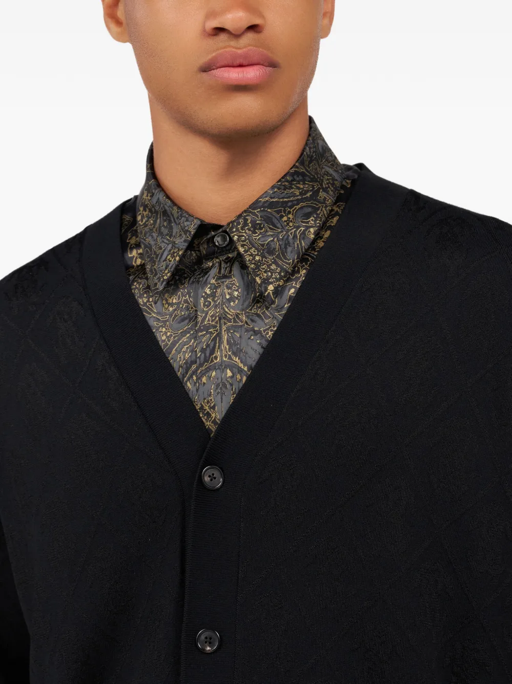Roberto Cavalli Button-up vest Zwart