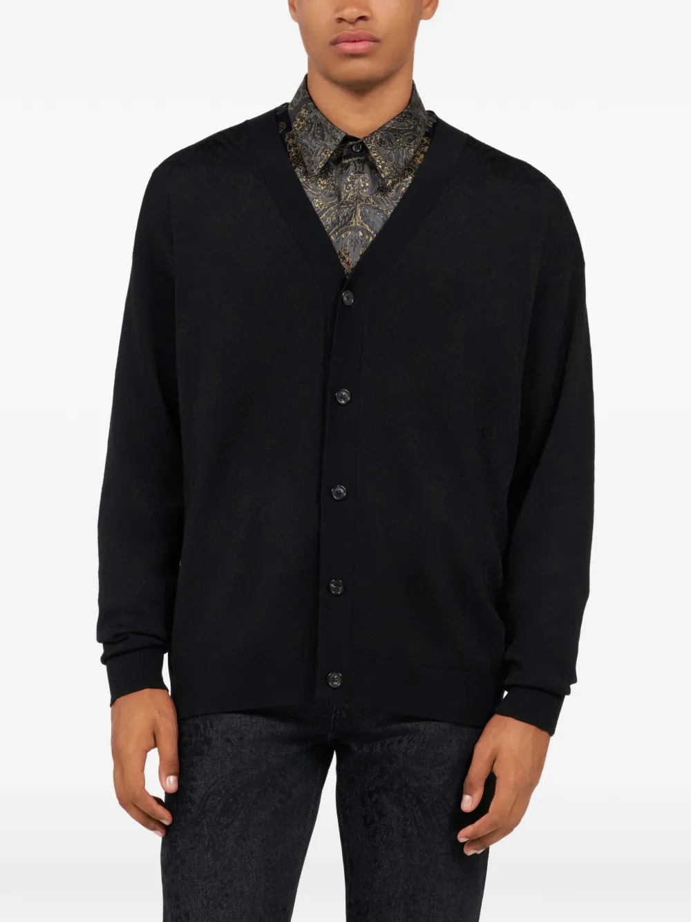 Roberto Cavalli Button-up vest Zwart