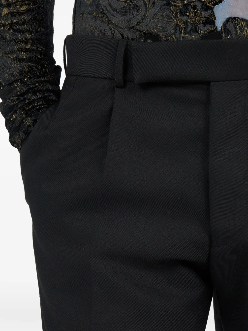 Roberto Cavalli Plooibroek Zwart