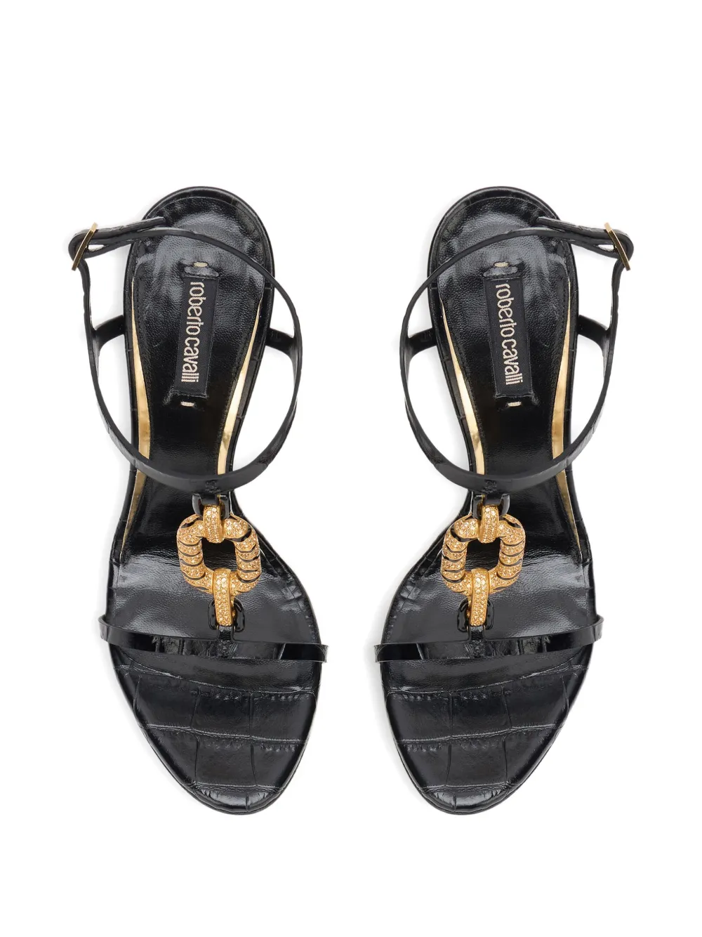 Roberto Cavalli Roar sandals Zwart