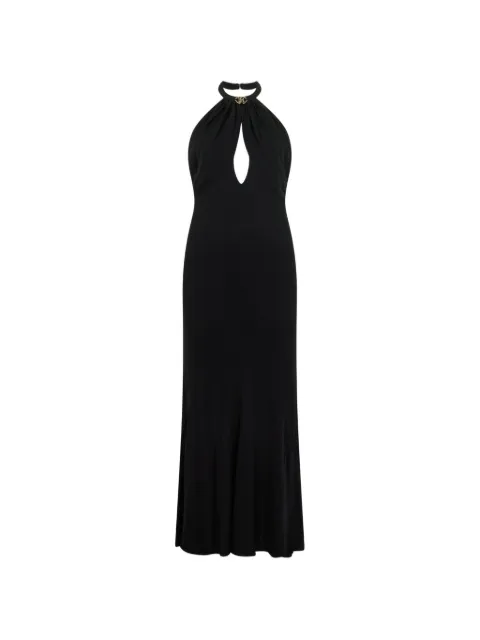 Roberto Cavalli cut-out halterneck maxi dress