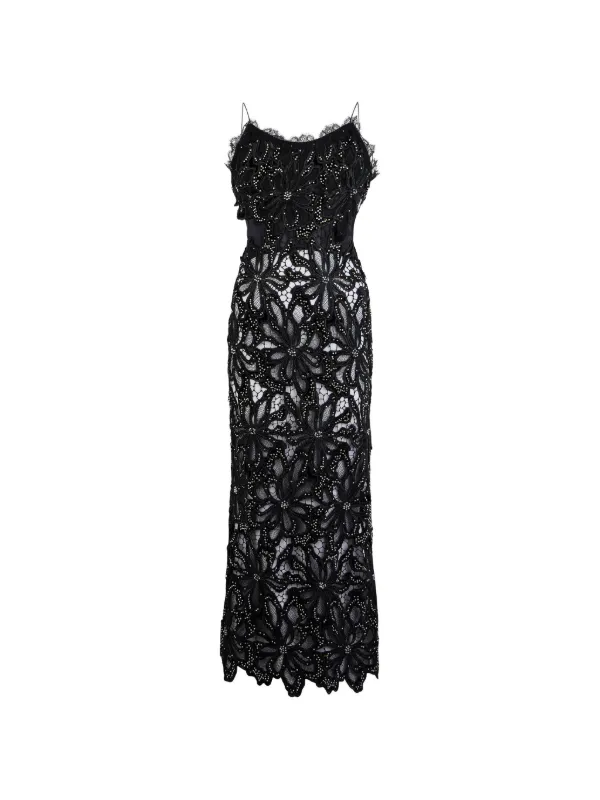 roberto cavalli black lace dress Roberto Cavalli Floral Lace Dress