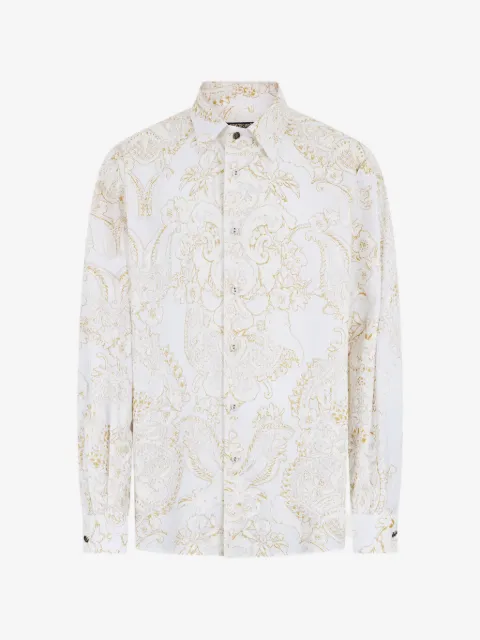 Roberto Cavalli patterned long-sleeve shirt