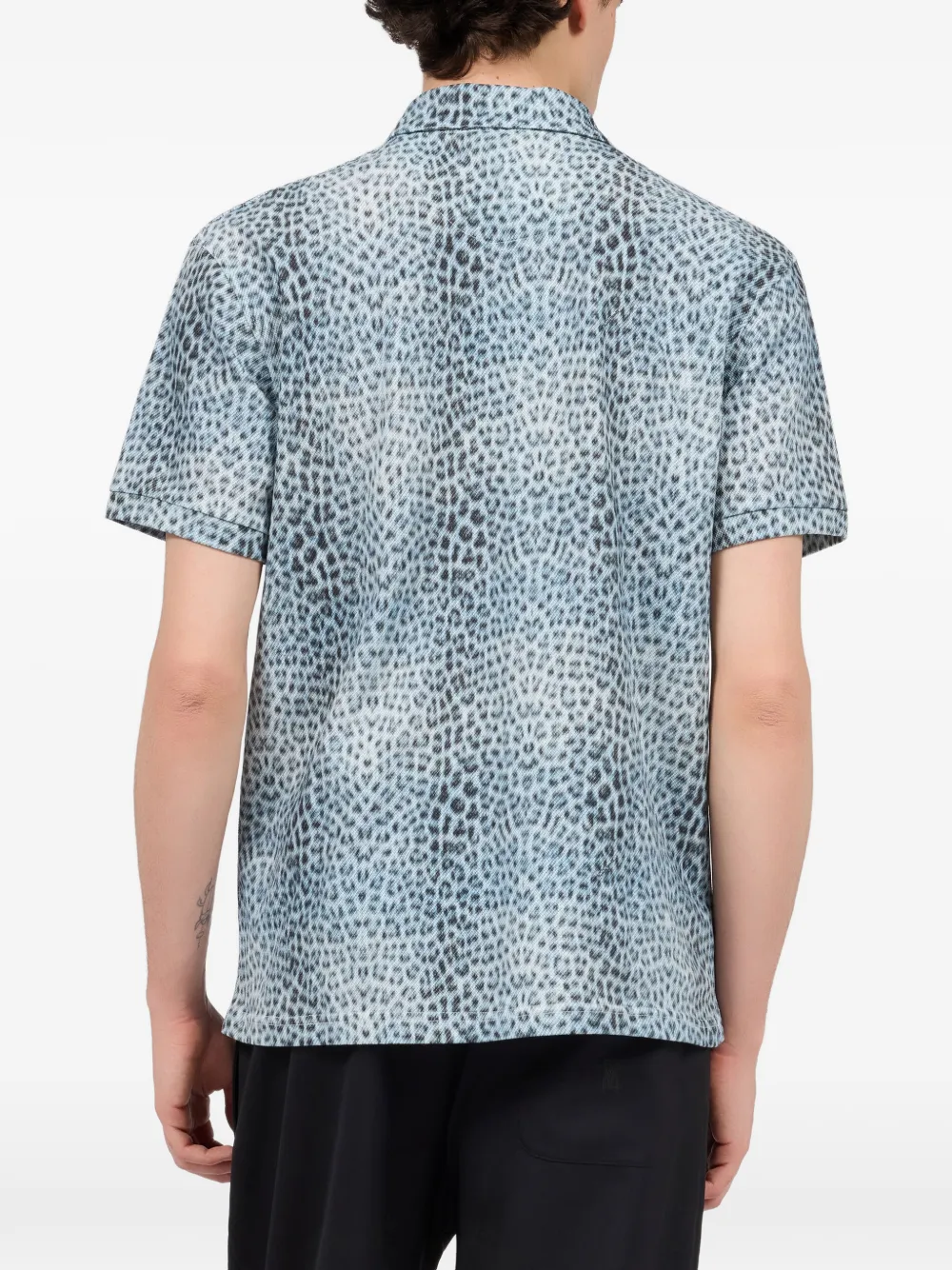 Roberto Cavalli Baby Jaguar poloshirt Blauw