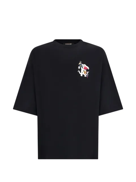 Roberto Cavalli logo-print T-shirt