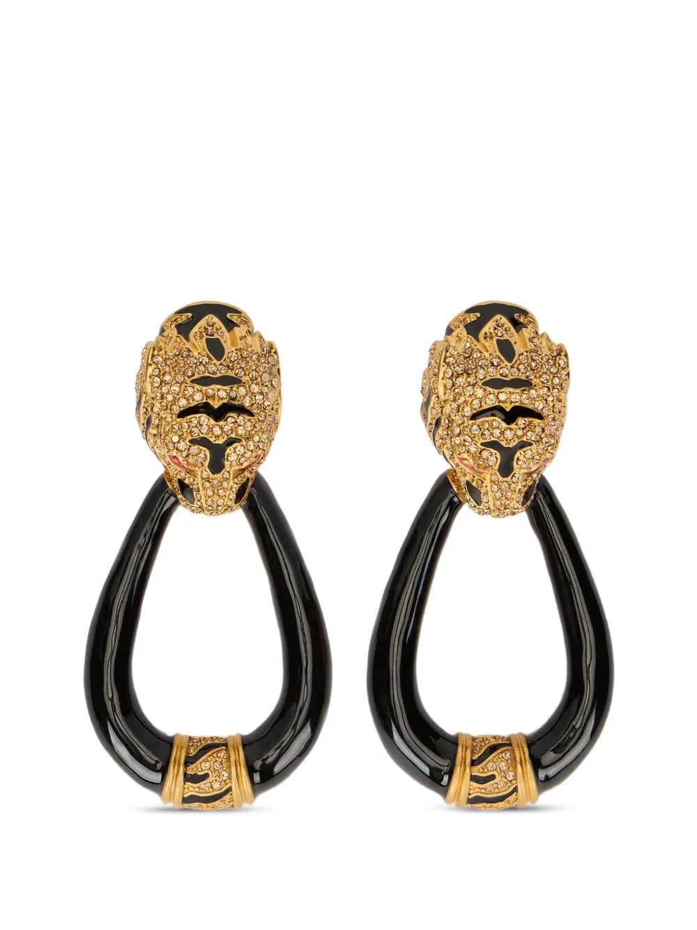 Roberto Cavalli Orecchini con cristalli - Oro