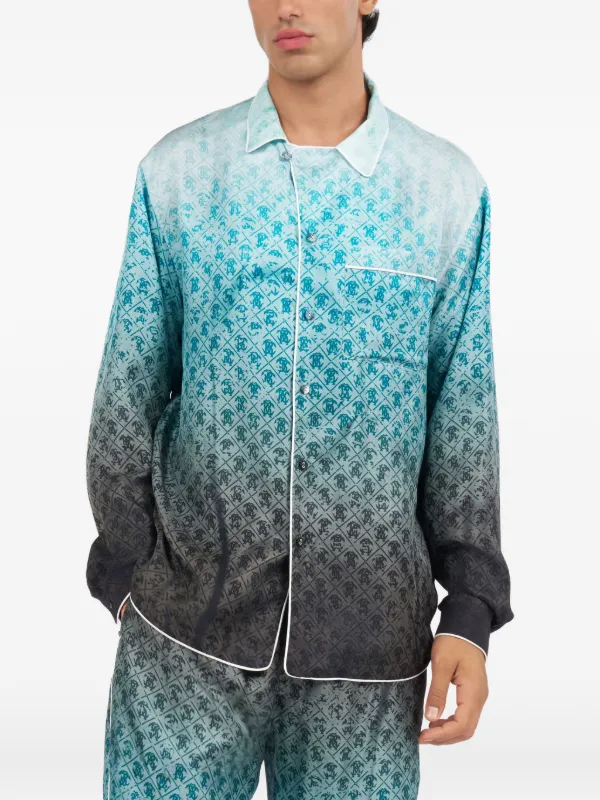 cavalli dress shirts Printed Long Sleeve Shirt