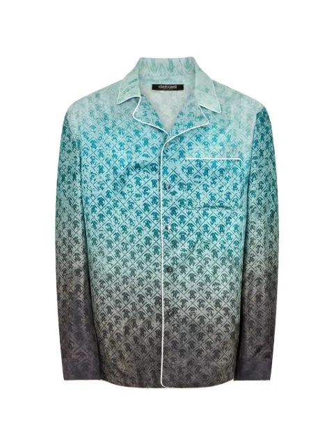 Roberto Cavalli monogram-pattern silk shirt