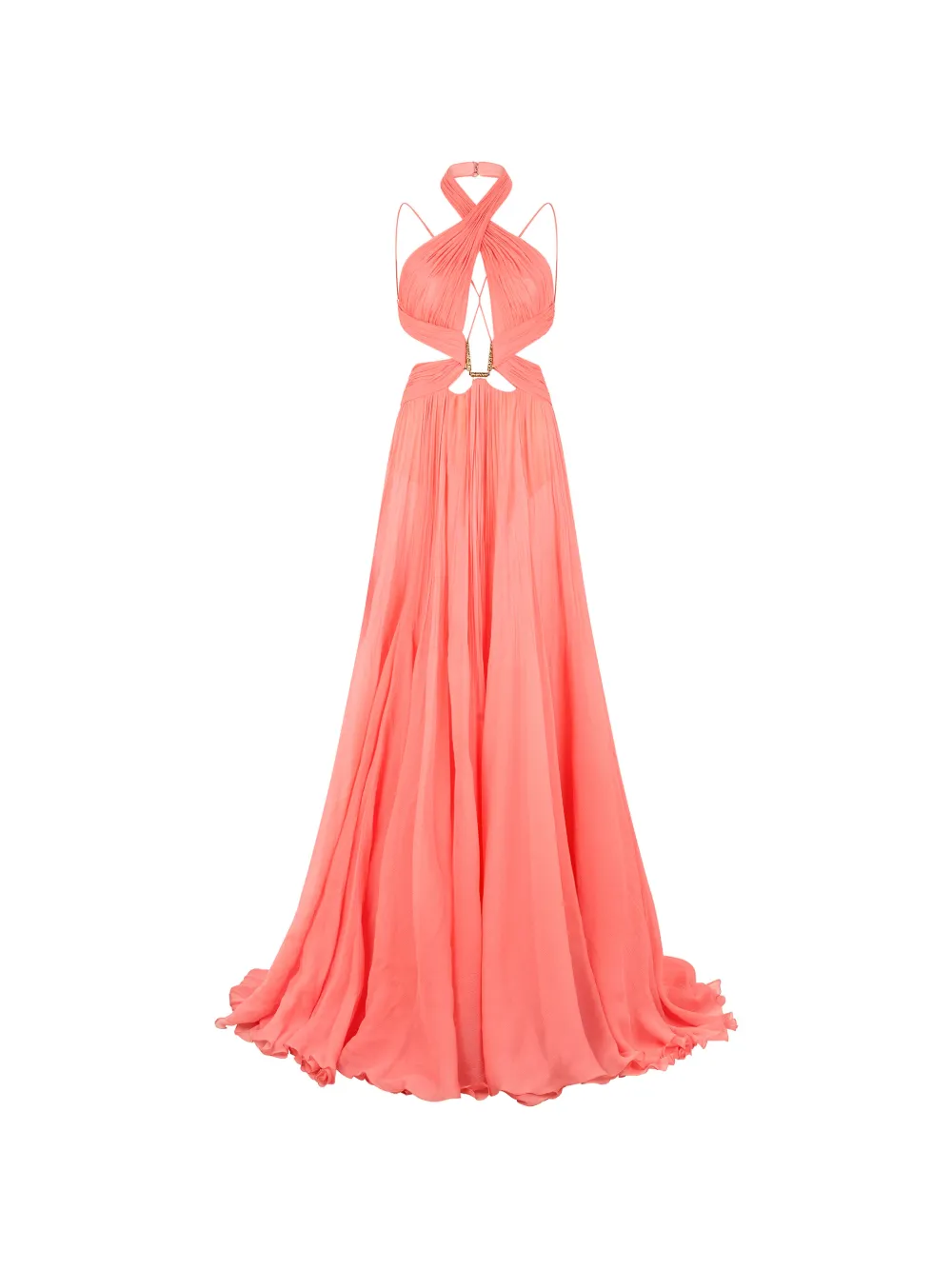 Roberto Cavalli pleated maxi dress - Rosa