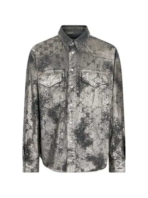 Roberto Cavalli monogram-print shirt