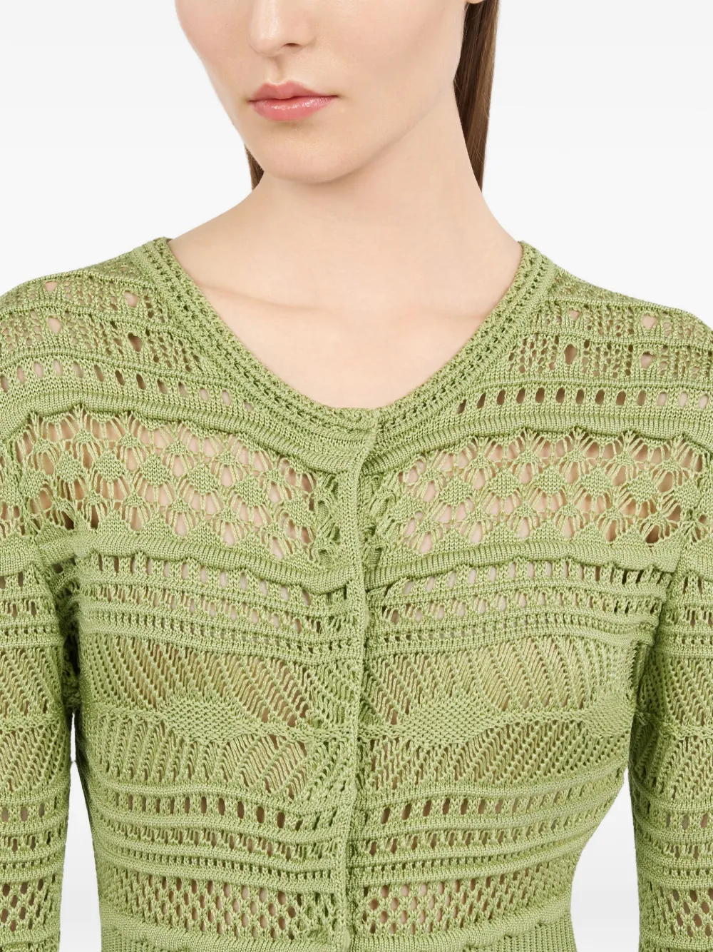 Roberto Cavalli Vest met contrasterend detail Groen