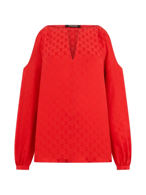 Roberto Cavalli カットアウト ブラウス