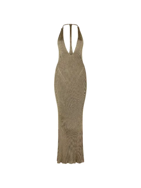 Roberto Cavalli ribbed maxi dress