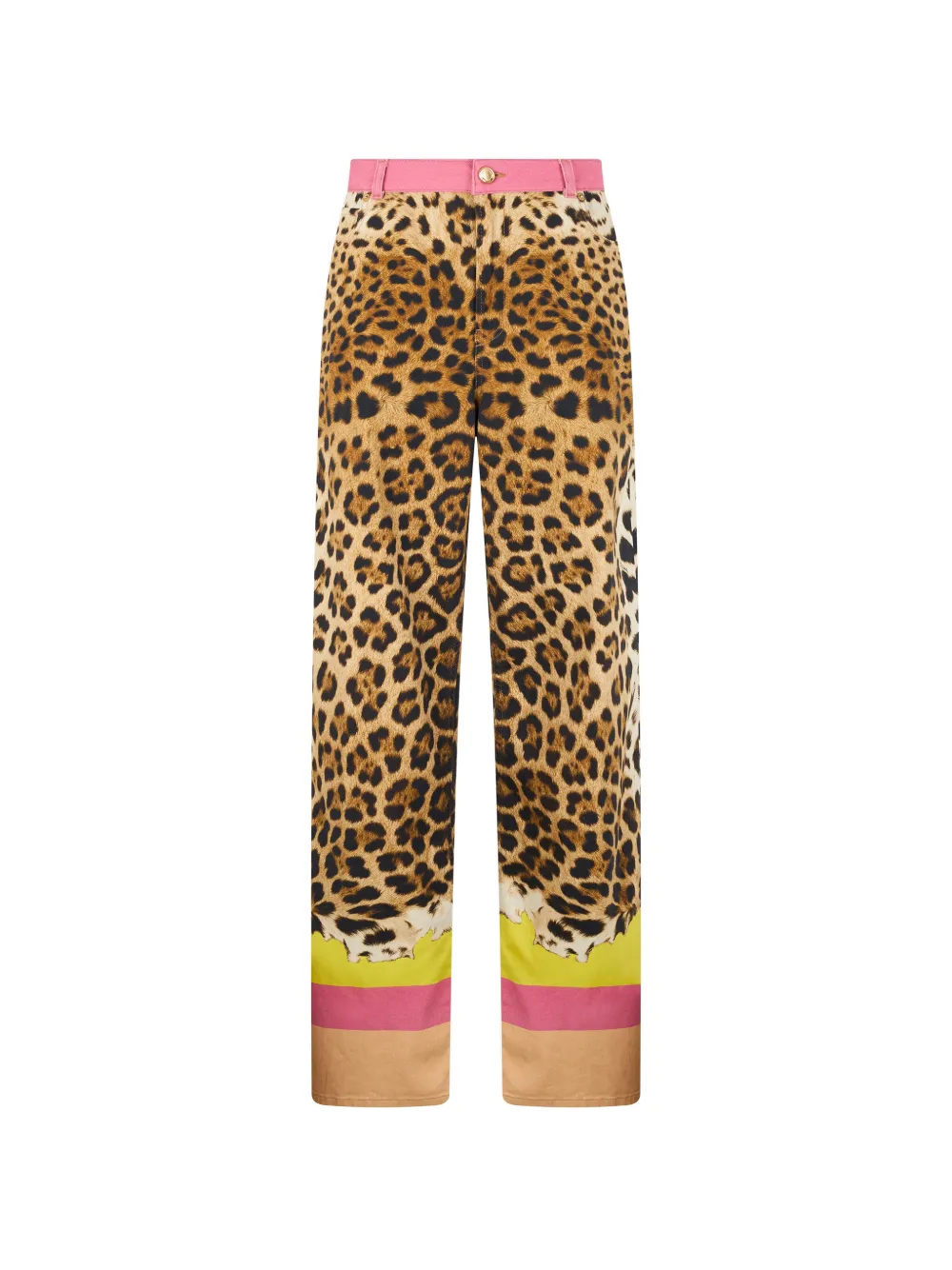Roberto Cavalli animal-print trousers - Marrone