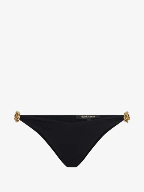 Roberto Cavalli bas de bikini à détail de logo