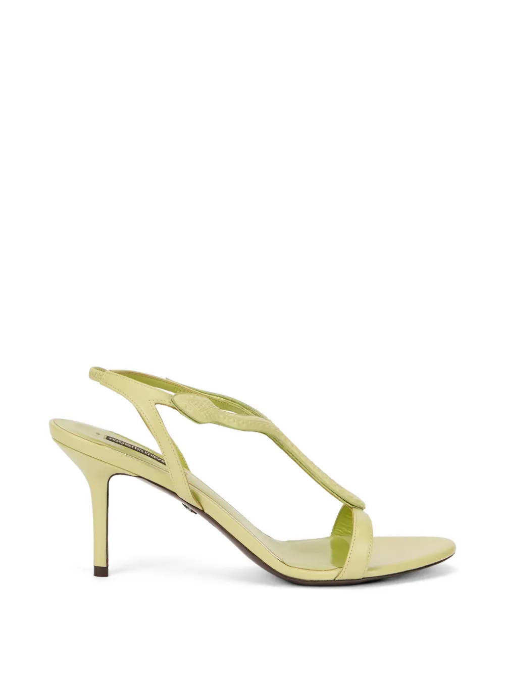 Roberto Cavalli curve-strap sandals Groen