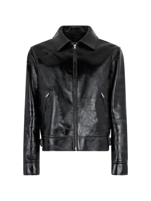 Roberto Cavalli zip-up leather jacket