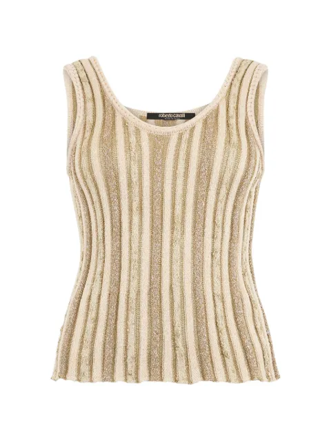 Roberto Cavalli camiseta con rayas estampadas