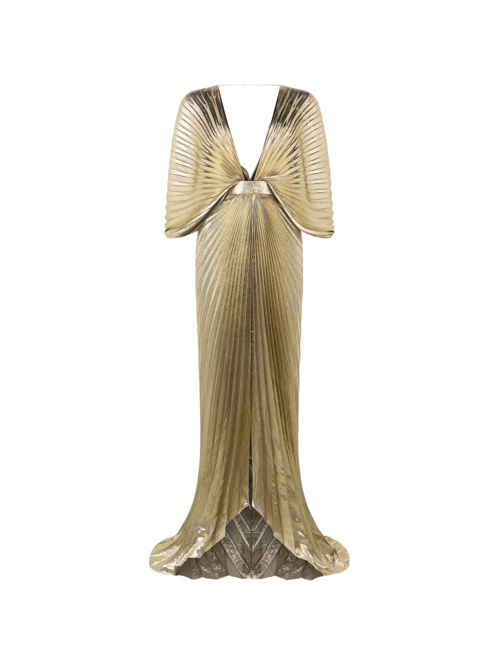 Roberto Cavalli V-neck maxi dress - Gold