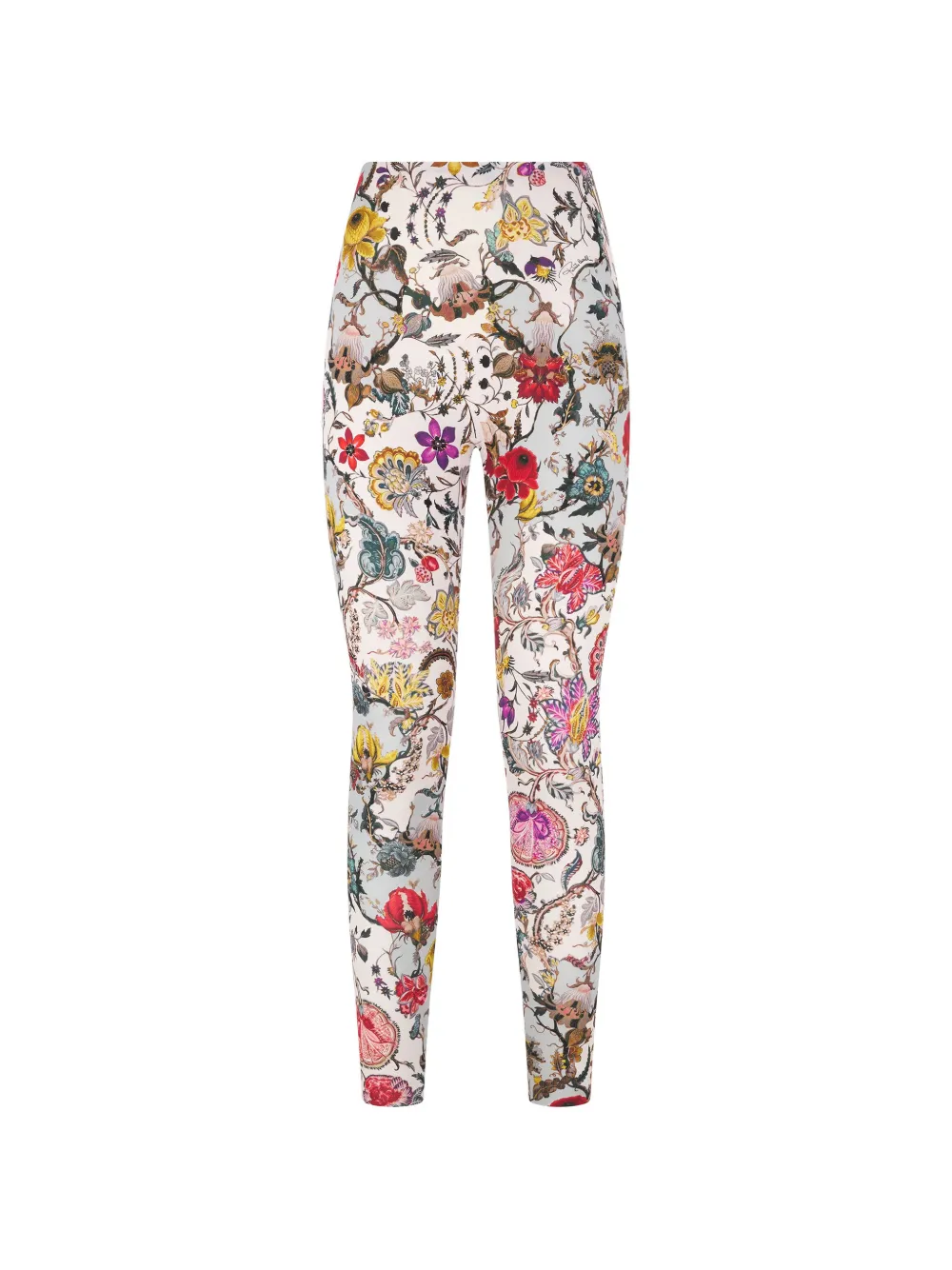 Roberto Cavalli floral-print leggings - Nude