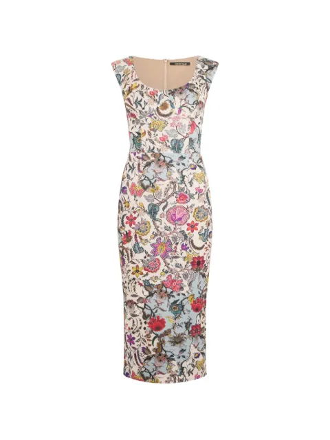 Roberto Cavalli vestido midi con estampado floral